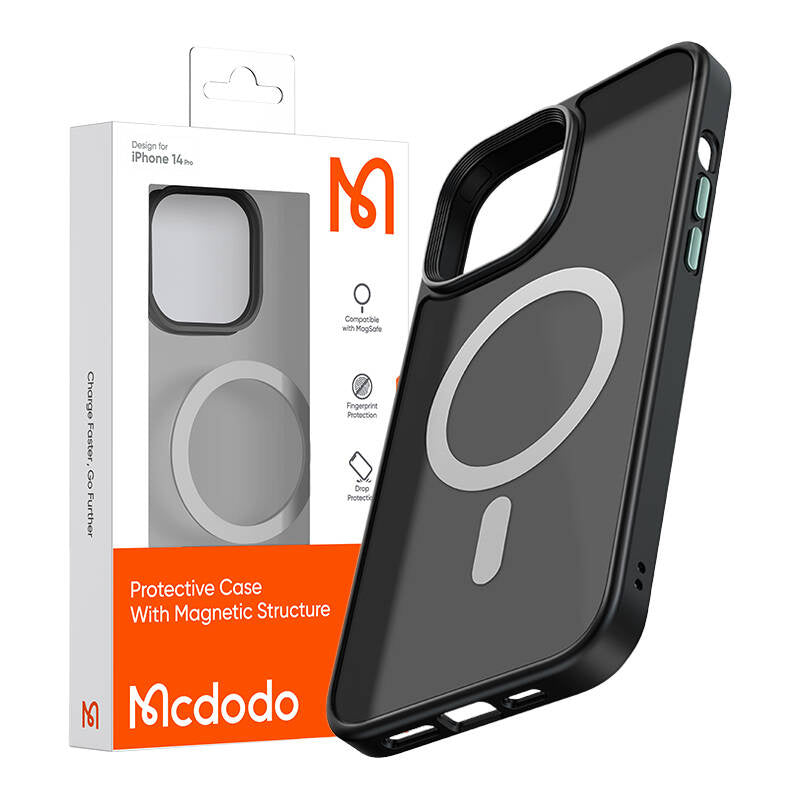 Magnetisk fodtøj McDodo til iPhone 14 plus (sort)