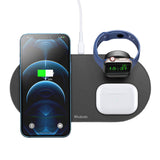 Trådløs oplader Mcdodo CH-7061 3 i 1 15W (mobile/TWS/Apple watch) (sort)