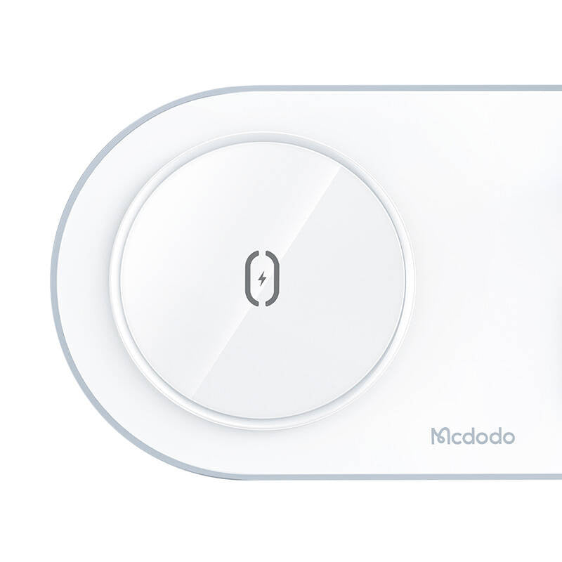 Trådløs oplader Mcdodo CH-7060 3 i 1 15W (mobile/TWS/Apple watch) (hvid)