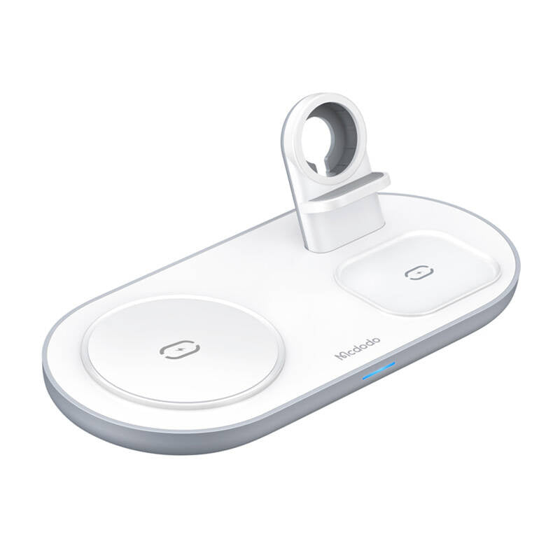 Trådløs oplader Mcdodo CH-7060 3 i 1 15W (mobile/TWS/Apple watch) (hvid)