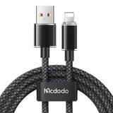 Kabel USB-A til Lightning Mcdodo CA-3640, 1,2 m (sort)