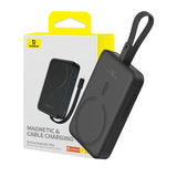 Powerbank Baseus Magnetic Mini 10000mAh, Lightning 20W MagSafe (sort)