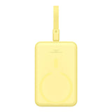 Powerbank Baseus Magnetic Mini 10000mAh, USB-C 20W MagSafe (gul)