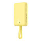 Powerbank Baseus Magnetic Mini 10000mAh, USB-C 20W MagSafe (gul)
