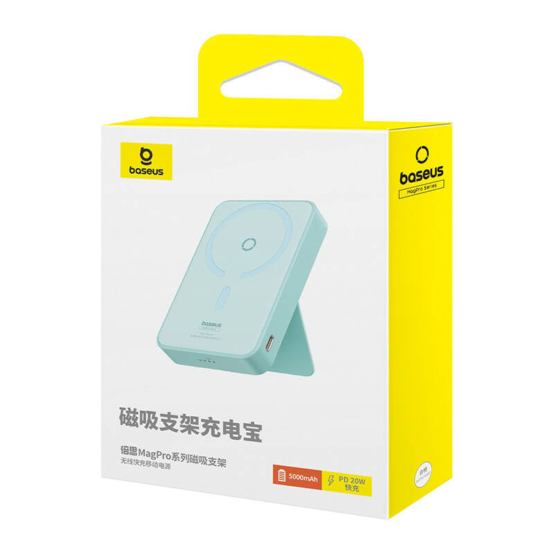 Powerbank Baseus MagPro Magnetic 5000mAh 20W, MagSafe (mynt)