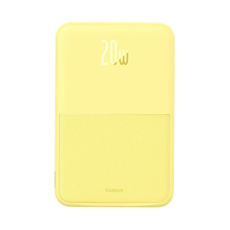 Powerbank Baseus MagPro Magnetic 5000mAh 20W, MagSafe (gul)