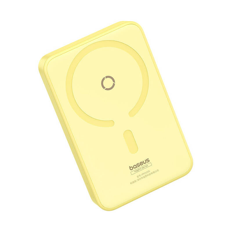 Powerbank Baseus MagPro Magnetic 5000mAh 20W, MagSafe (gul)