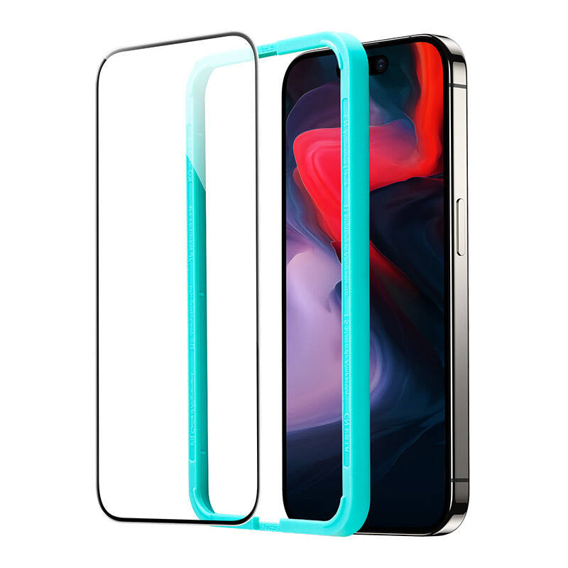 Hærdet glas til iPhone 15 Pro.