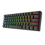 Mekanisk tastatur Royal Kludge RK61 RGB, rød stik (sort)