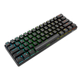 Mekanisk tastatur Royal Kludge RK61 RGB, rød stik (sort)