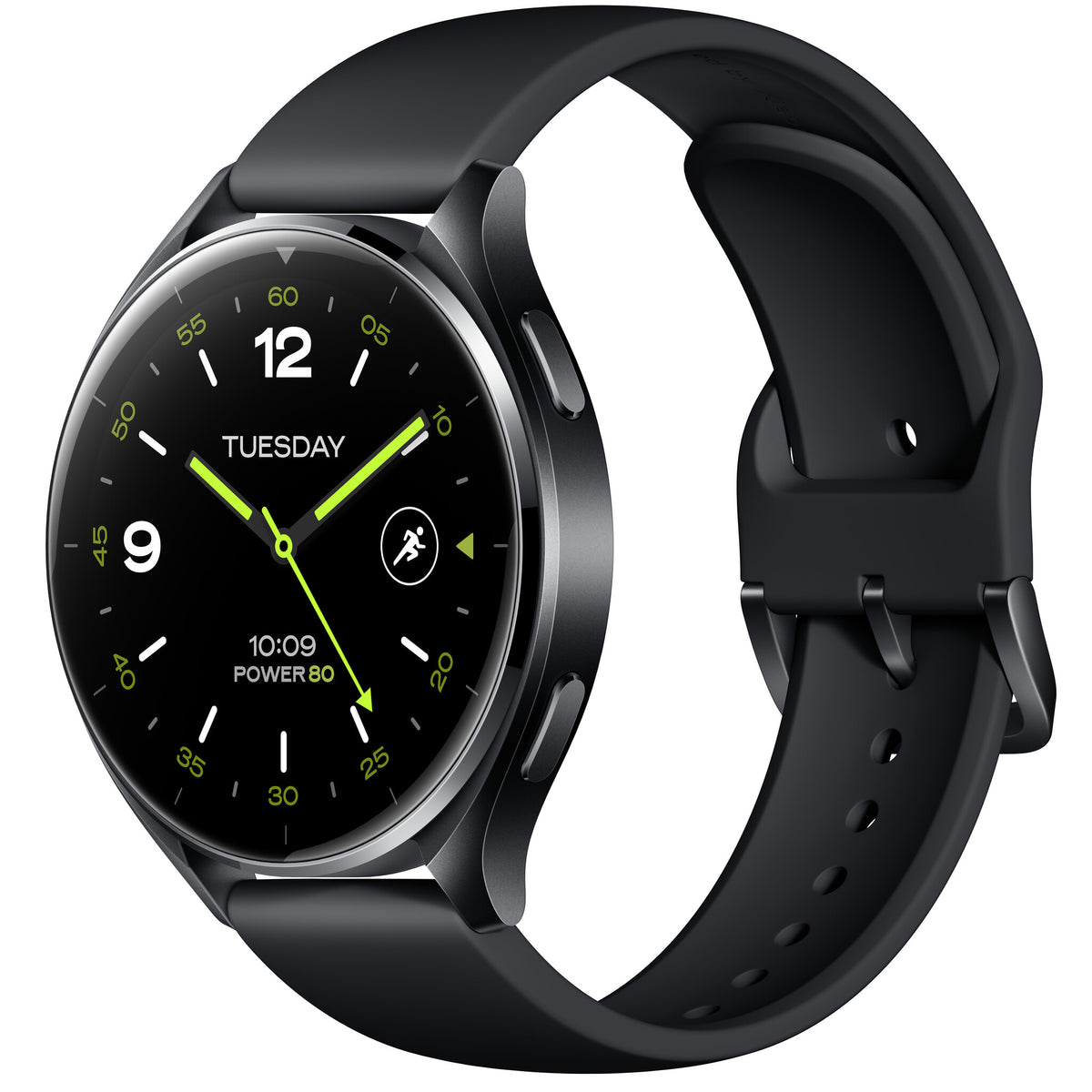 Xiaomi Watch 2 3,63 cm (1.43") AMOLED 46 mm Digital 466 x 466 pixel Berøringsskærm Sort Wi-Fi GPS (satellit)
