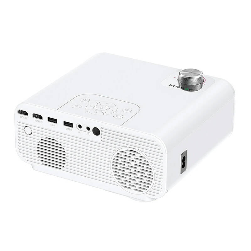 Projektor LED BlitzWolf BW-V5Max, Android 9.0, 1080p (hvid)