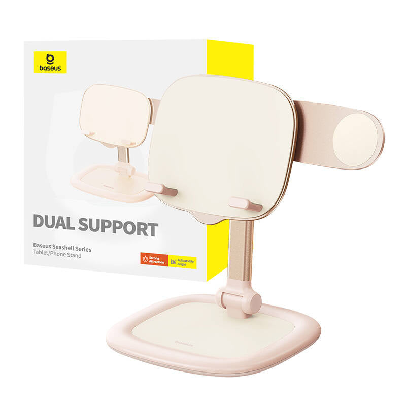 Tablet/telefonstativ Baseus Seashell serie Pink