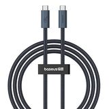 Hurtig opladning USB-C Baseus Flash 240W 1m (sort)