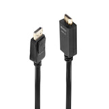 Lindy 36921 videokabel adapter 1 m DisplayPort HDMI Type A (Standard) Sort