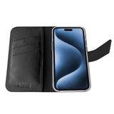 Celly WALLYMAG mobiltelefon etui 16 cm (6.3") Tegnebogsetui Sort