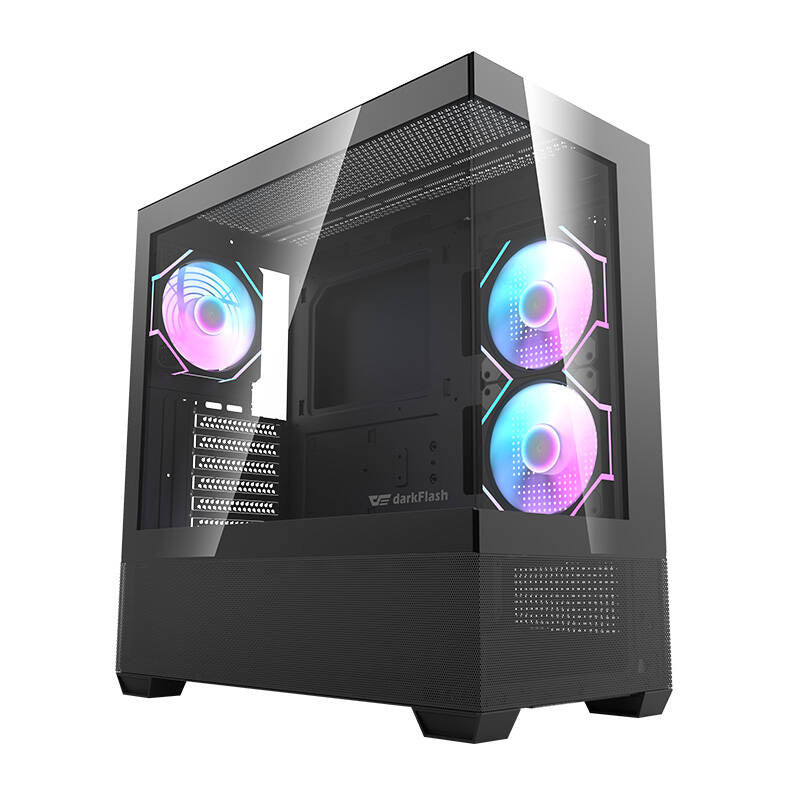 Darkflash DS900 AIR computer case (sort) + 6 ARGB fans