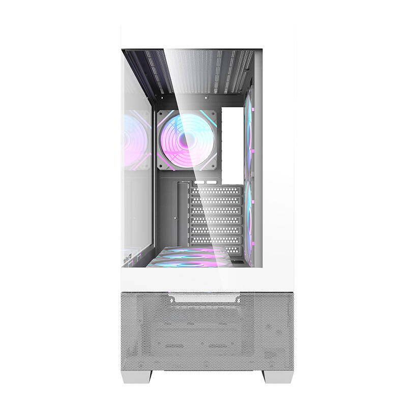 Darkflash DS900 AIR computer case (hvid) + 6 ARGB fans
