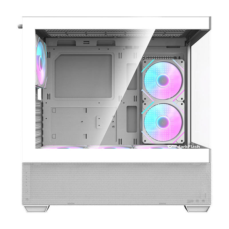 Darkflash DS900 AIR computer case (hvid) + 6 ARGB fans