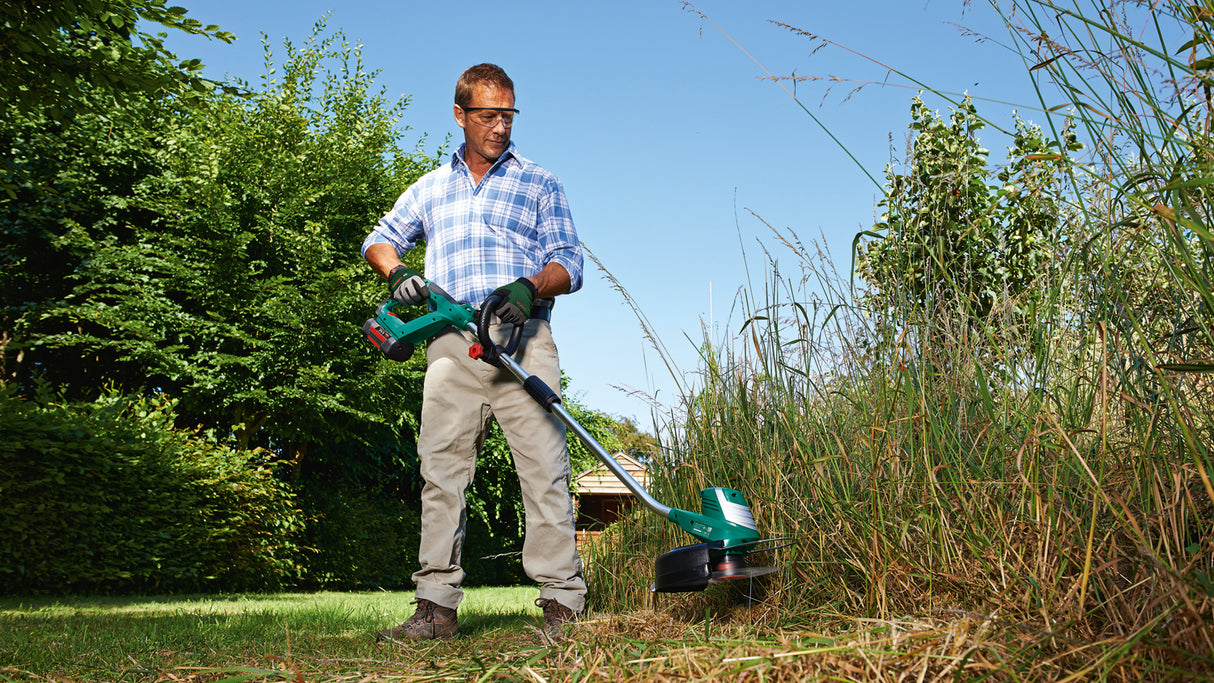 Bosch Advanced GrassCut 36 30 cm Batteri Sort, Grøn, Sølv