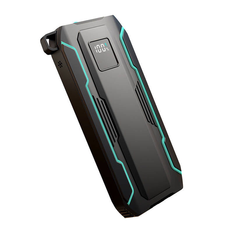Powerbank Joyroom JR-L017 10000mAh, 22.5W, med Lightning + USB-C kabel (sort)