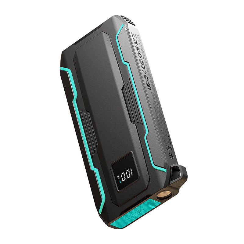 Powerbank Joyroom JR-L017 10000mAh, 22.5W, med Lightning + USB-C kabel (sort)