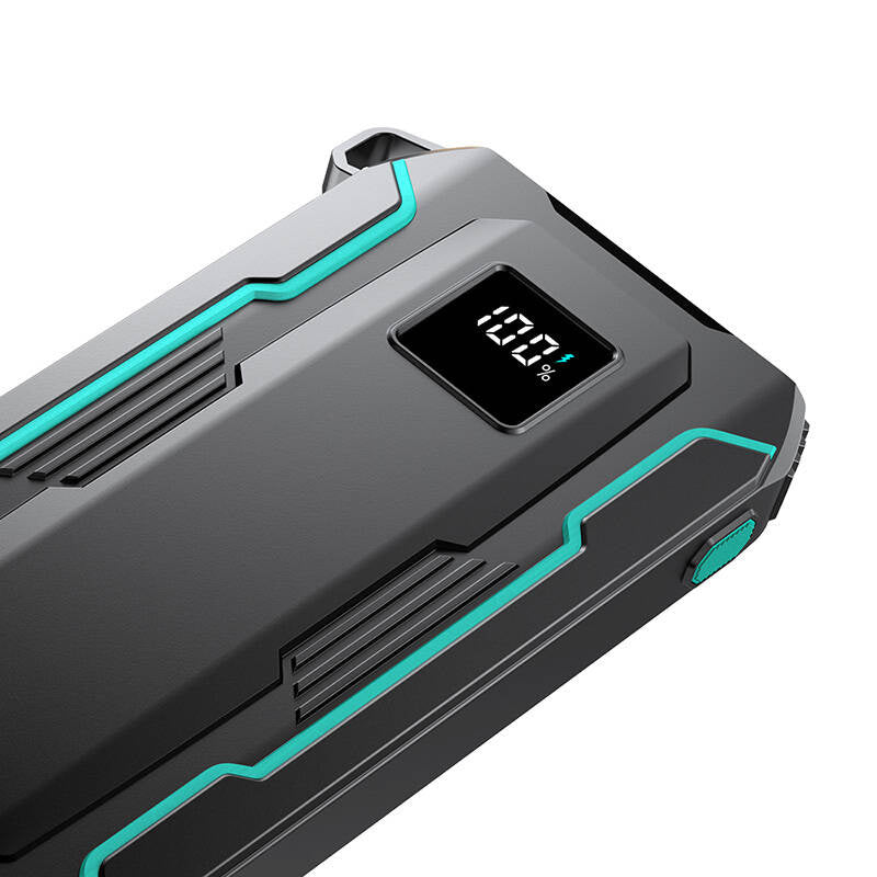 Powerbank Joyroom JR-L017 10000mAh, 22.5W, med Lightning + USB-C kabel (sort)
