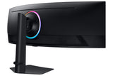 Samsung G95C computerskærm 124,5 cm (49") 5120 x 1440 pixel Dual QHD LED Sort