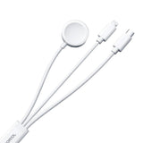 Apple Watch Magnetisk oplader Joyroom S-IW008 Lightning + USB-C 5V 1.2m (hvid)