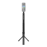 Selfie Stick 110cm PULUZ til sportskameraer (herunder Insta360 X4 / X5 / DJI Osmo Action 5 Pro).