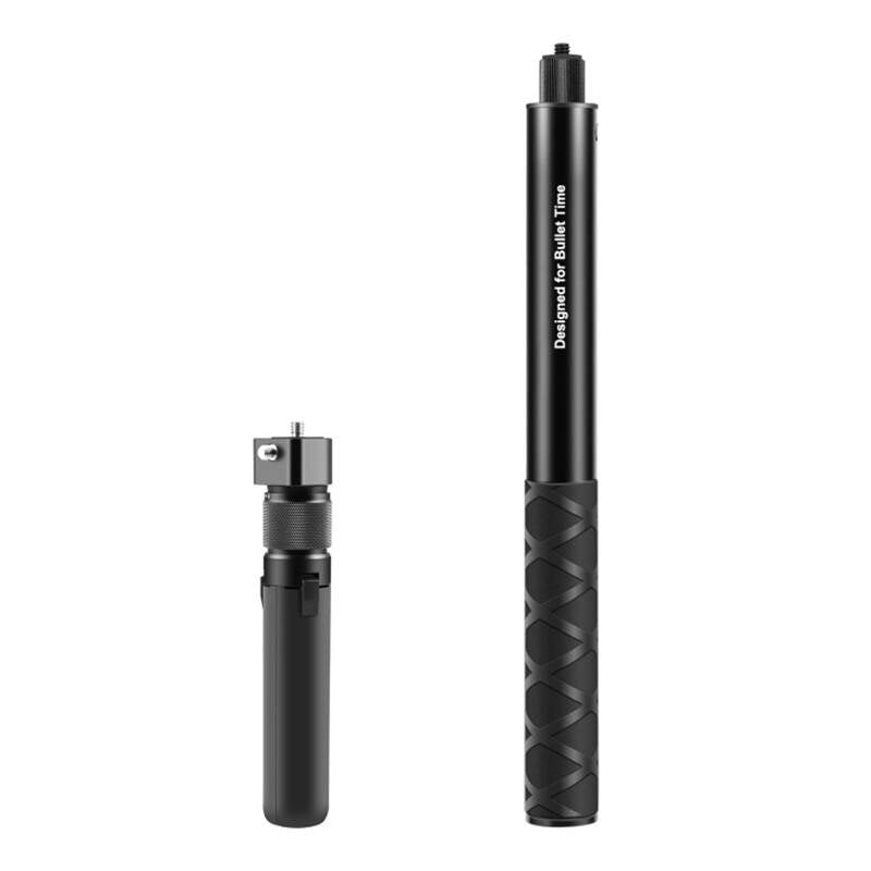 Selfie Stick 110cm PULUZ til sportskameraer (herunder Insta360 X4 / X5 / DJI Osmo Action 5 Pro).