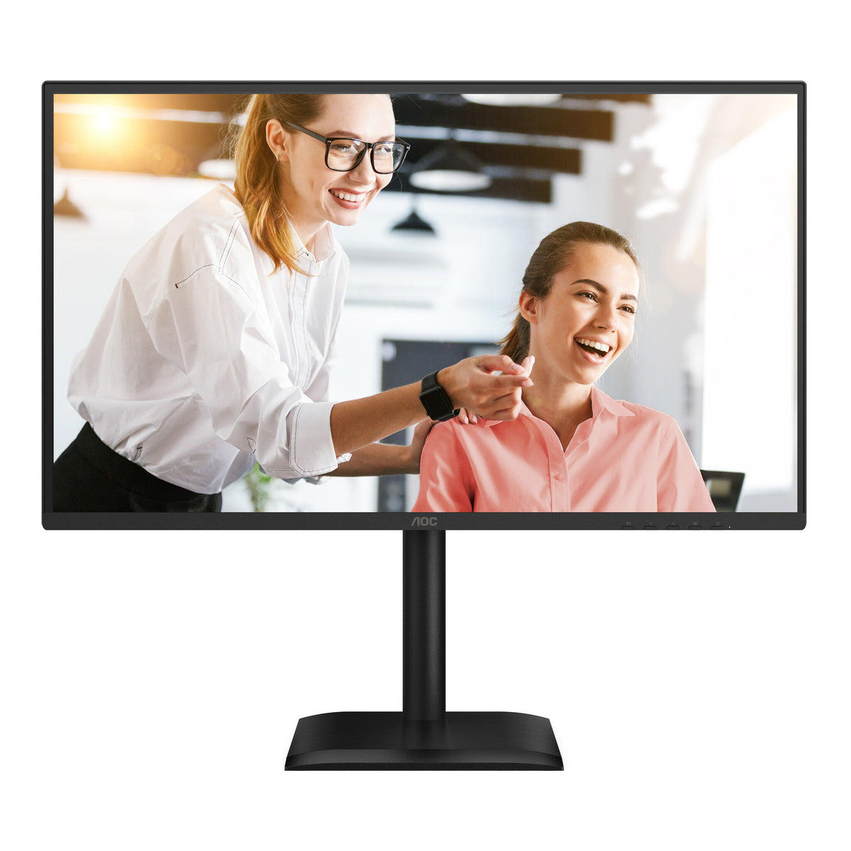 AOC E4 Q27E4CV computerskærm 68,6 cm (27") 2560 x 1440 pixel Quad HD LED Sort
