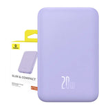 Magnetisk Mini Powerbank Baseus 5000mAh 20W (lila)