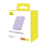 Magnetisk Mini Powerbank Baseus 5000mAh 20W (lila)