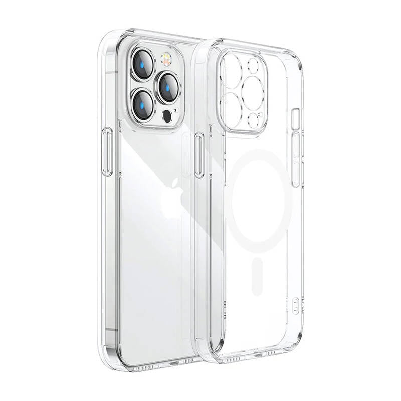 Joyroom magnetisk beskyttelsesfoder til iPhone 15 Pro Max (gennemsigtig)