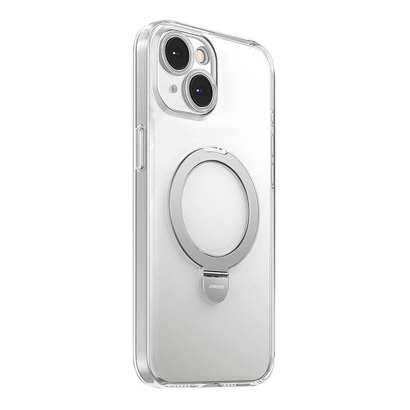 Magnetisk porteaktiv telefonfoder Joyroom til iPhone 15 (gennemsigtig)
