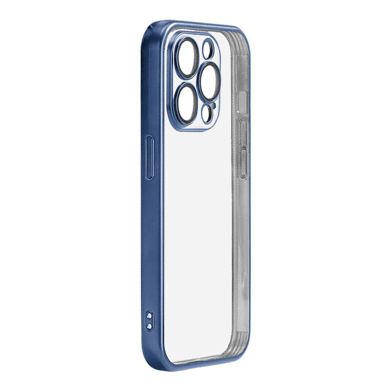 Beskyttende telefonfoder Joyroom JR-15Q4 til iPhone 15 Pro Max (mattblå)