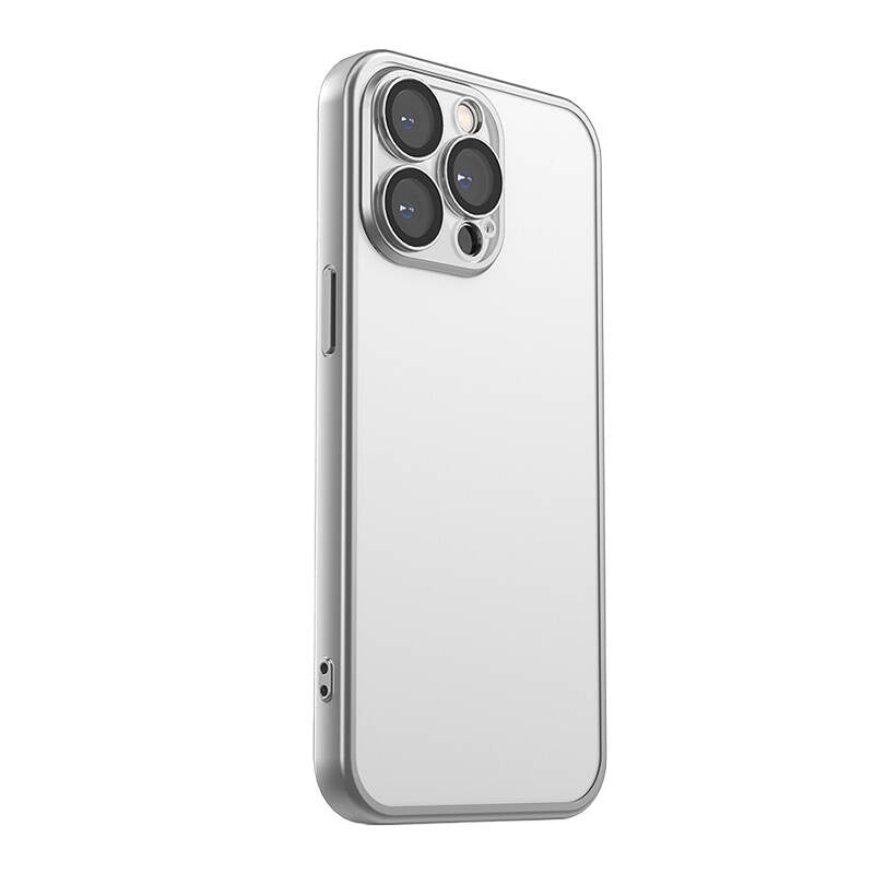Beskyttende telefonfoder Joyroom JR-15Q2 til iPhone 15 Pro (mat grå)