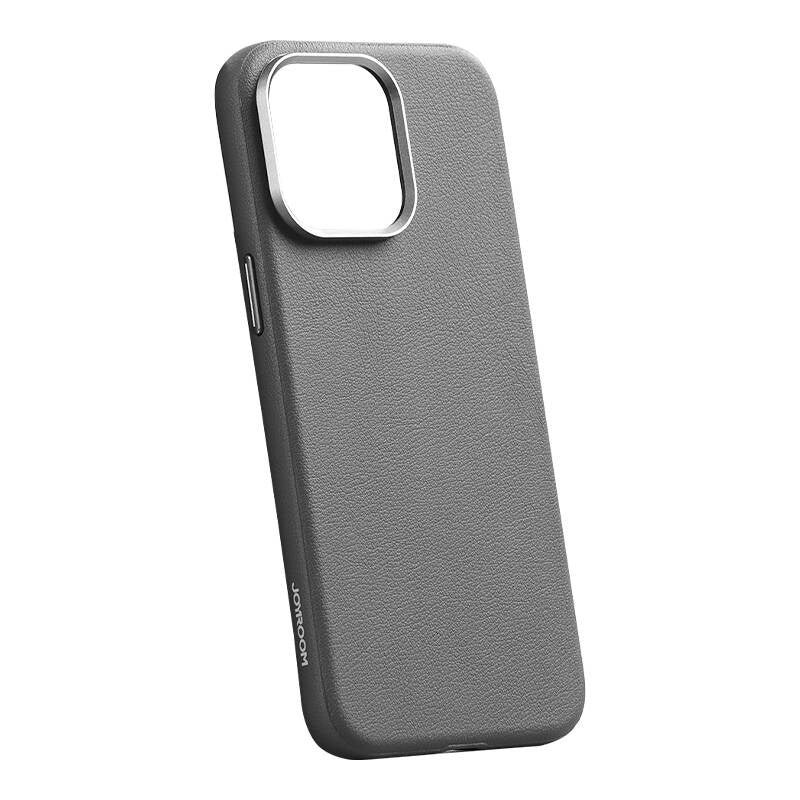 Magnetisk beskyttende telefonfoder Joyroom JR-BP007 til iPhone 15 Pro Max (grå)