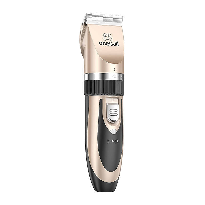 Oneisall P2 Pet Trimmer / Clippers + Scissors + Comb Set (Guld)