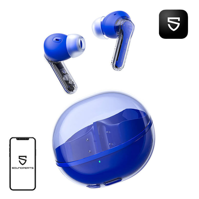 Høretelefoner TWS Soundpeats Clear (blå)
