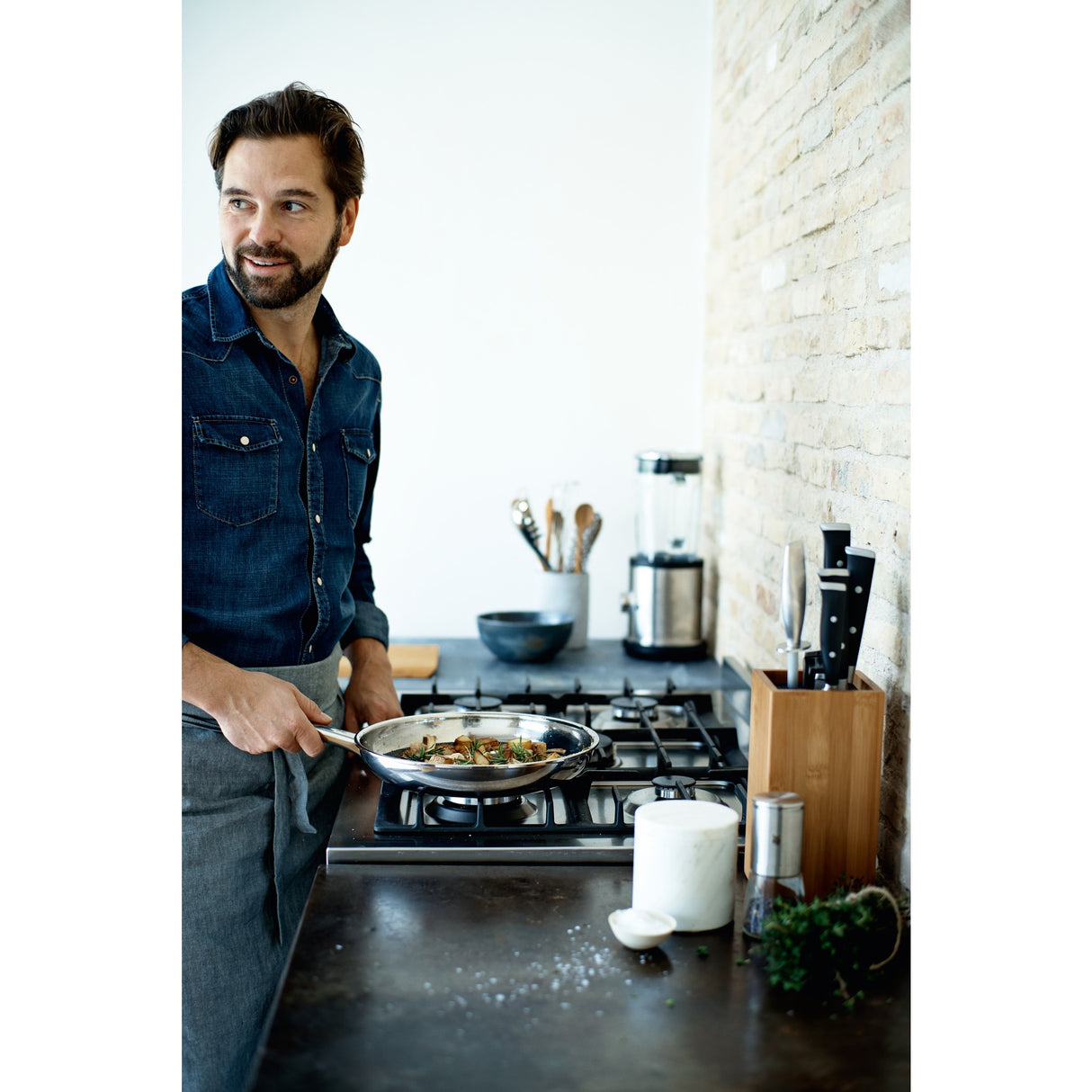 WMF Profi Resist Sovsepande Sort Sølv