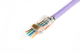 Digitus RJ45 (8P8C) CAT 6 Modular Plug med pass-through, 100 stk.