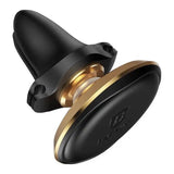 Baseus Magnetisk luftventil Bil Mount Holder med kabel klip Guld
