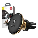 Baseus Magnetisk luftventil Bil Mount Holder med kabel klip Guld