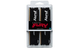 Kingston Technology FURY Beast 32GB 6400MT/s DDR5 CL32 DIMM (Sæt med 2) Black EXPO
