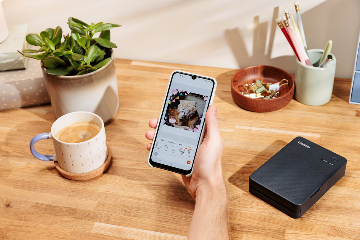 Canon SELPHY QX20 BK fotoprinter Farvesublimation 287 x 287 dpi 2.8" x 3.3" (7.2x8.5cm) Wi-Fi