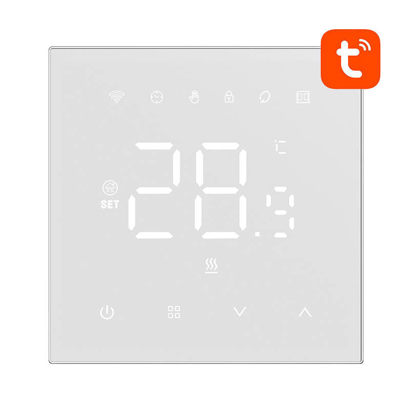 Smart termostat Avatto WT410-16A-W elektrisk opvarmning 16A WiFi