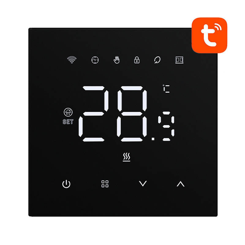 Smart termostat Avatto WT410-BH-3A-B Gas kedel 3A WiFi