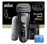 Braun Series 9 Pro+ 9675cc Folie shaver Trimmer Grå, Sølv